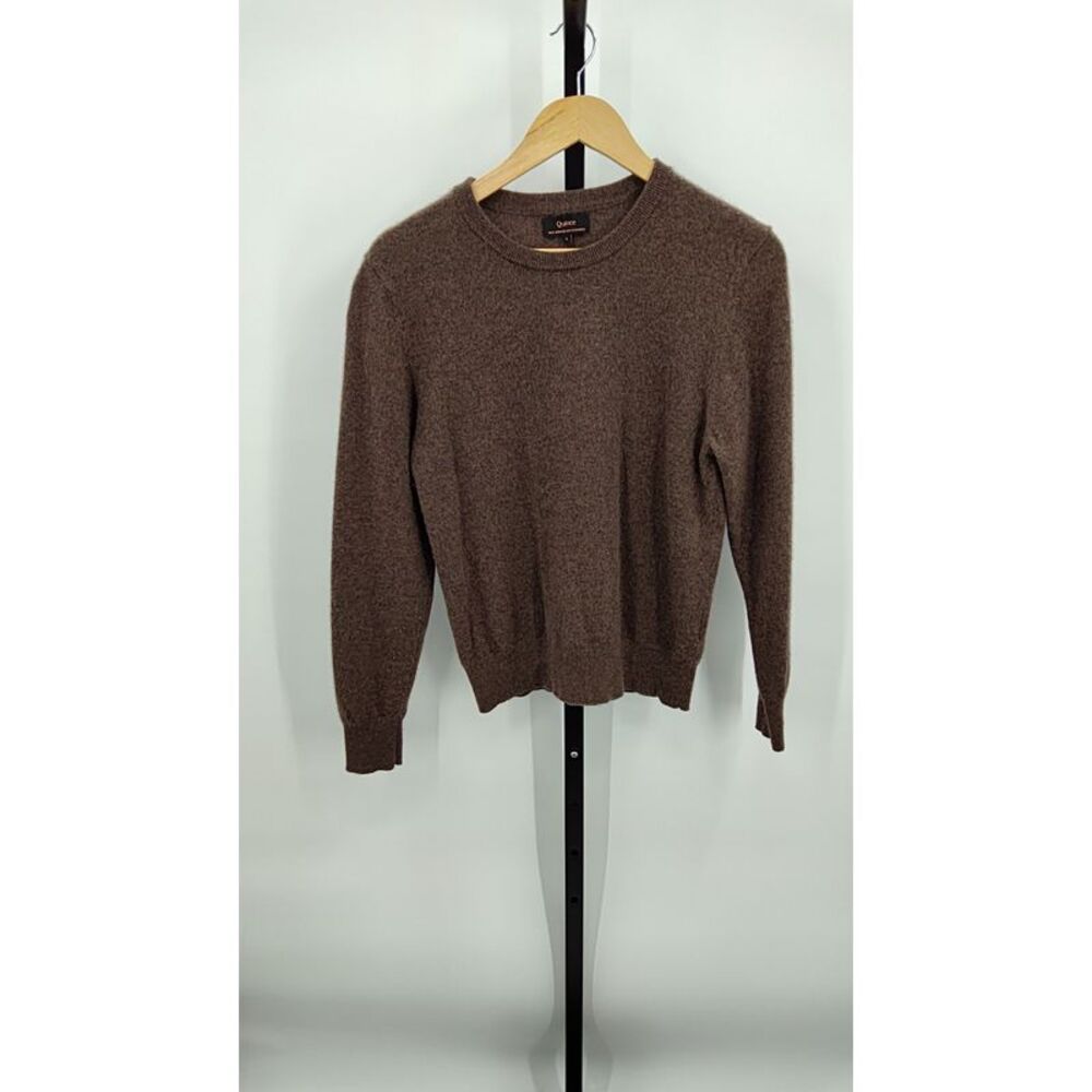 Quince Brown Crew Neck Sweater